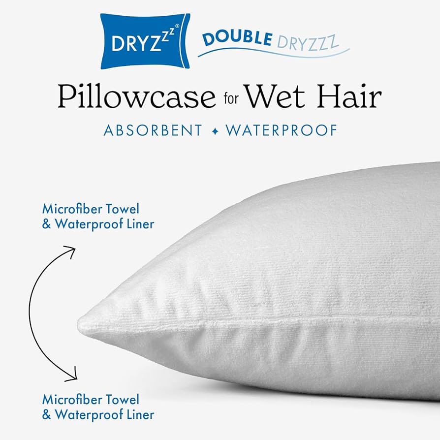 Amazon|DryZzz 防水枕カバー | 両面タオル枕カバー ウェット Amazon|DryZzz 防水枕カバー | 両面タオル枕カバー ウェット